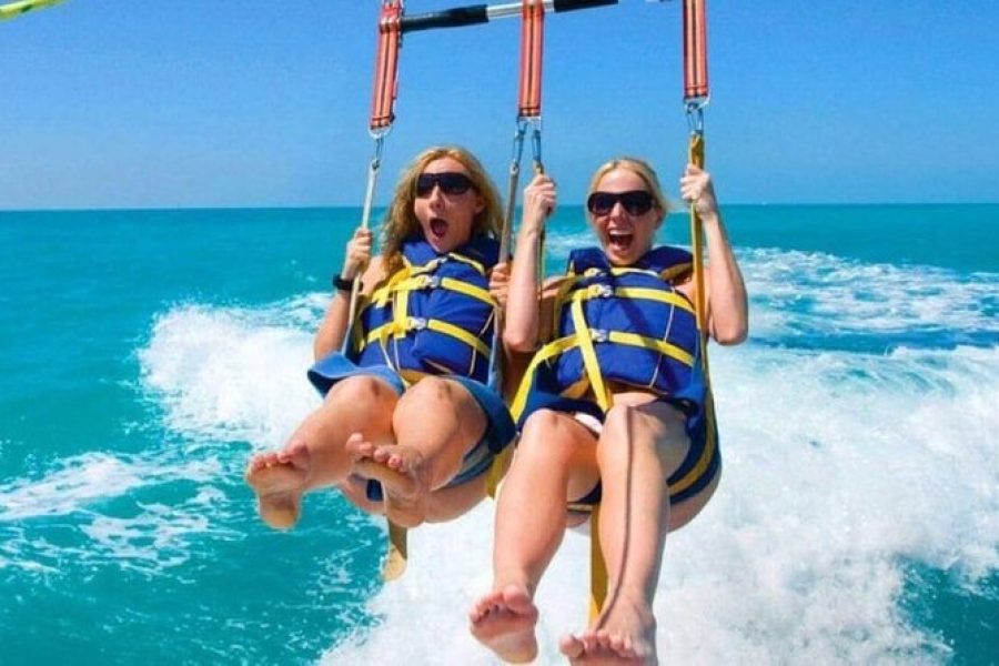 Hurghada seaside parasailing