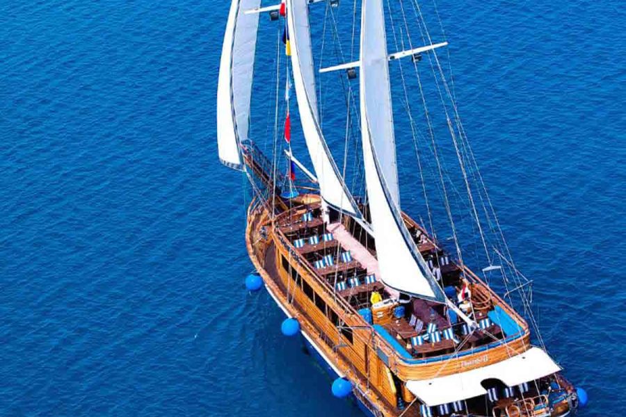 Pirates Sailing boat with Orange Bay Island visit and Lunch